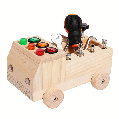 Montessori Busy Board - Learn & Play with LEDs - Creative Development