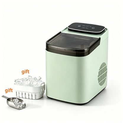 Self-Cleaning Ice Cube Maker with Two Ice Cube Sizes for Daily Use