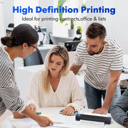MiniThermo Wireless Printer – Compact Printing Convenience for On-the-Go
