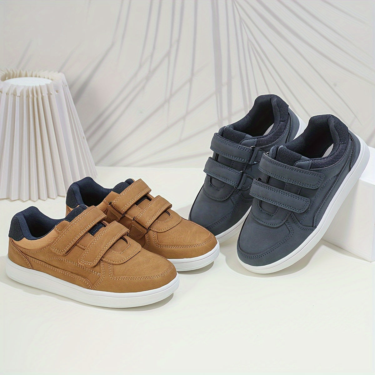 Low-cut sneakers for boys with Velcro - Ramil