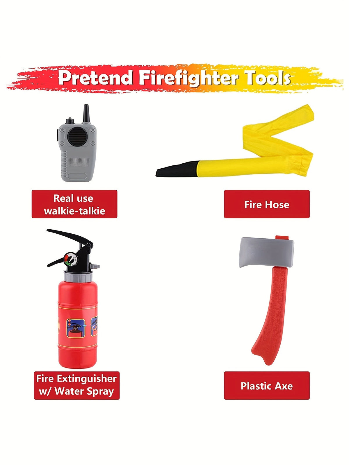 Fireman Adventure Set - For Imaginative Role Play