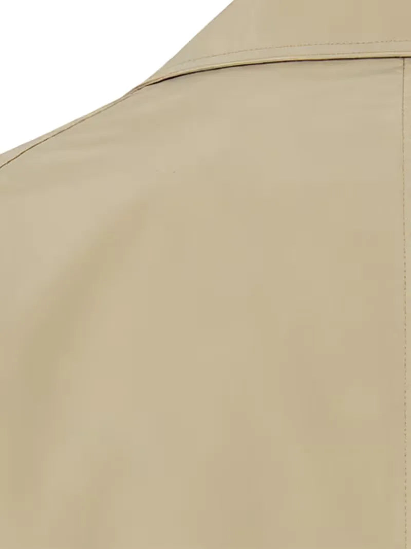 Trench-coat slim avec détail de poche