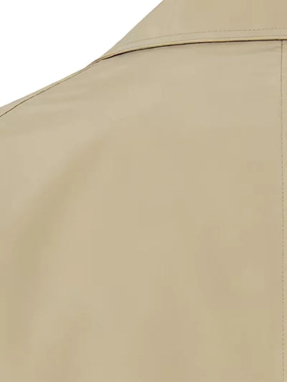 Trench-coat slim avec détail de poche