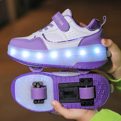 GlowRiders rolschaatsschoenen - Voor kinderen, met lichtshow