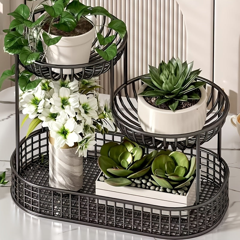 GoldenTier fruitschaal met 3 etages – Elegant en praktisch