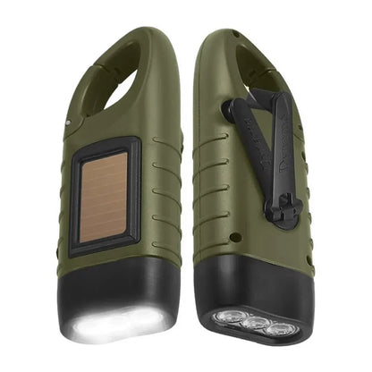 Bright - Waterproof Flashlight Hand Crank for Emergencies