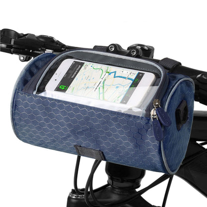 Praktická taška na bicykel na riadidlá s držiakom na smartfón a vodoodolným materiálom