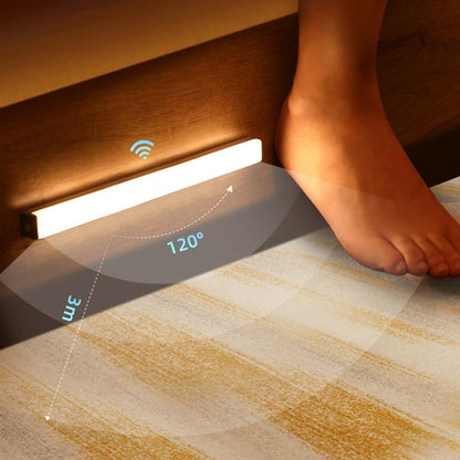 Luz nocturna LED con sensor de movimiento para la cama y el pasillo – Iluminación nocturna segura