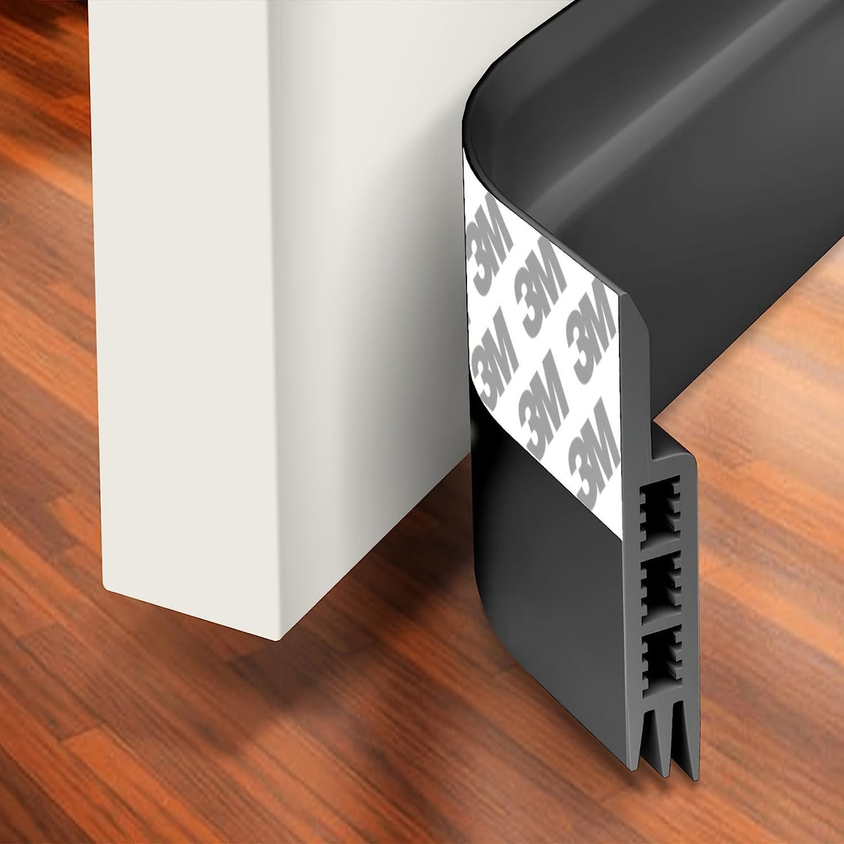 Boudin de porte anti-courants d’air - Joint de porte en silicone avec adhésif puissant et isolation phonique