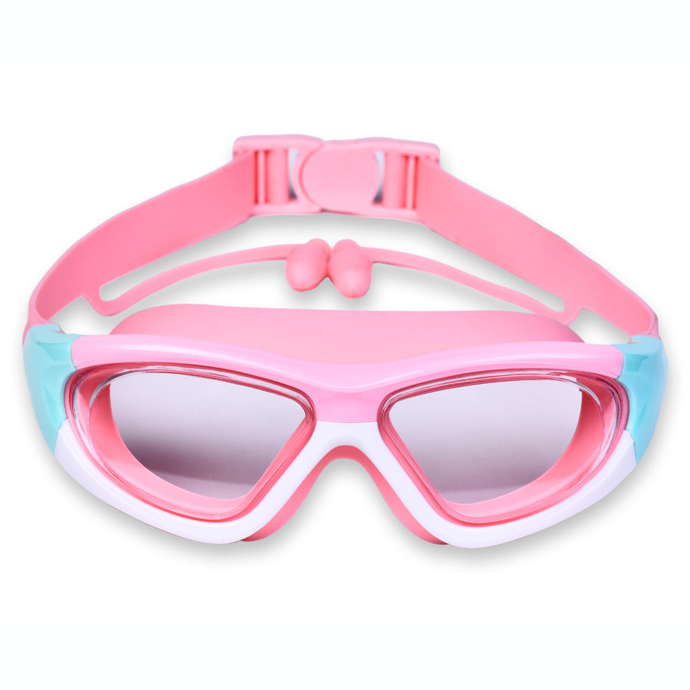 Occhialini da nuoto per bambini con montatura ampia - comodi e antiappannamento, per divertirsi in acqua