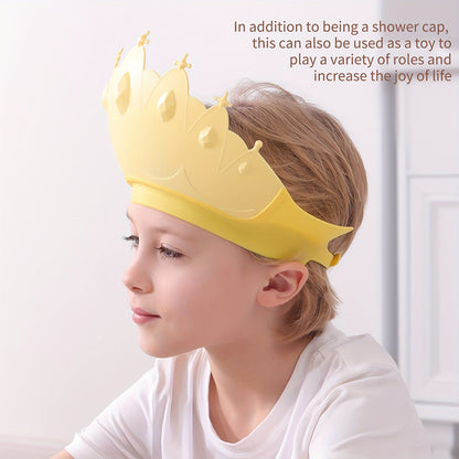 Shower Cap for Children with Ear Protection - Waterproof and Adjustable Bathing Cap for Safe Bathing
