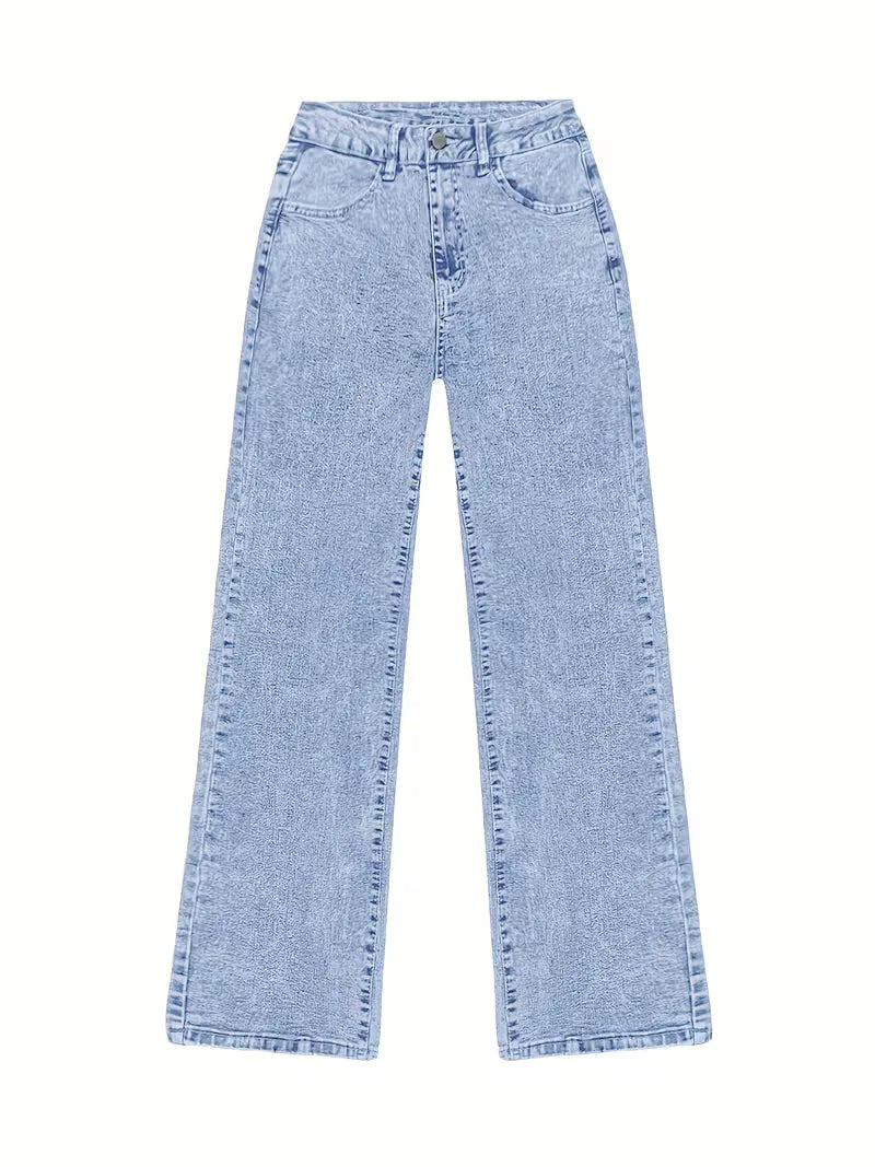 Jean à jambes larges