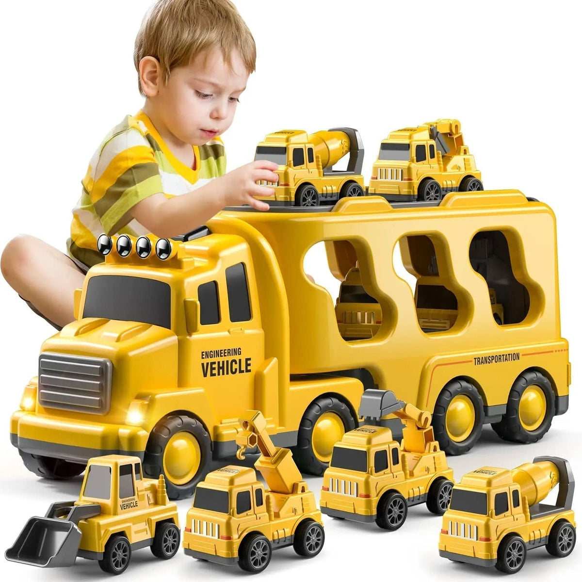 BigTrucks | Children's Truck Set including 6 FREE extra vehicles!