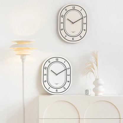 Black & White Wall Clock - Laser Engraved Roman Design - Unique and Stylish