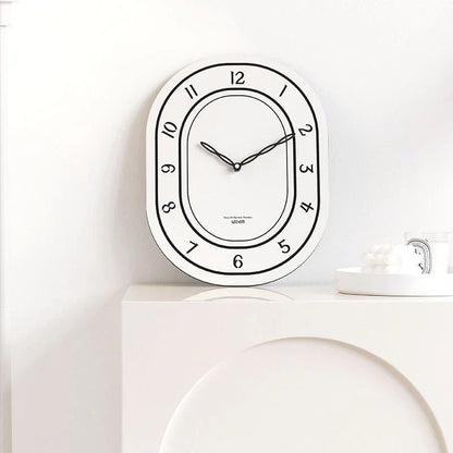 Black & White Wall Clock - Laser Engraved Roman Design - Unique and Stylish