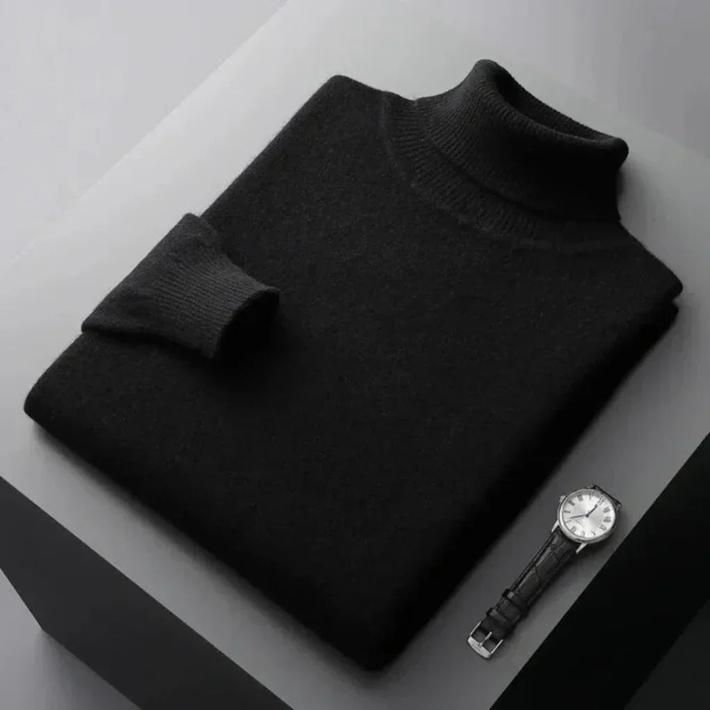 Men's Turtleneck Sweater – Elegant Layer with a Refined Look