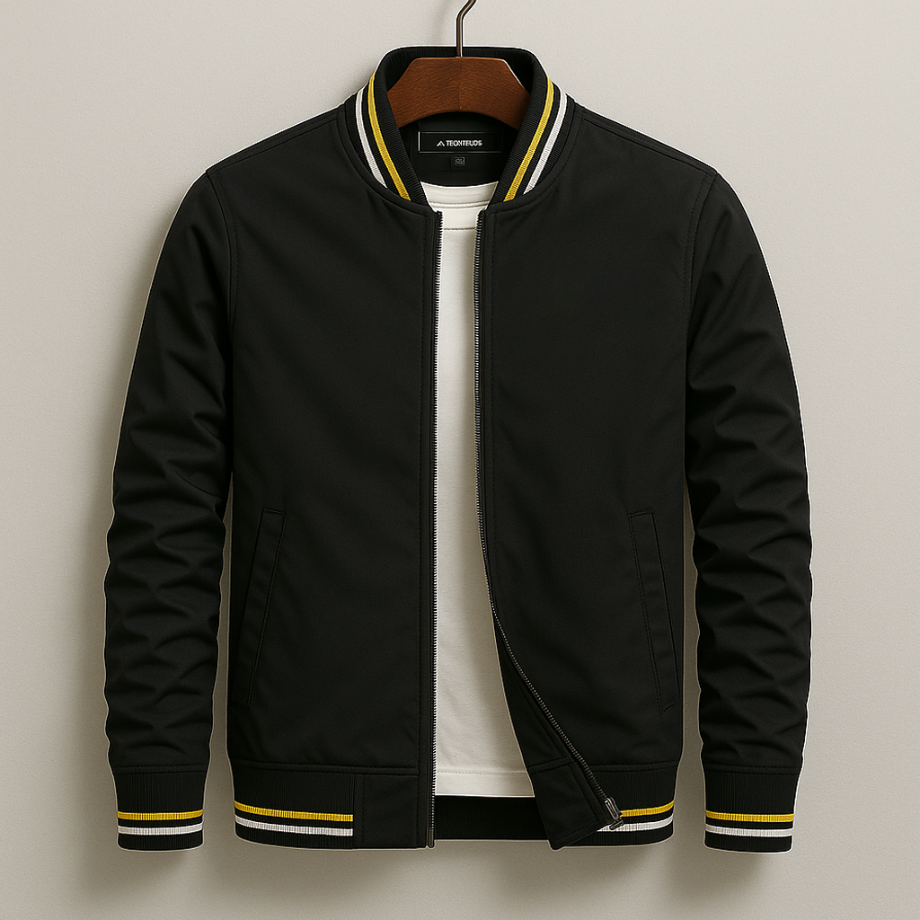 Urban Bomber Men's Jacket with Zip – Modern and Timeless