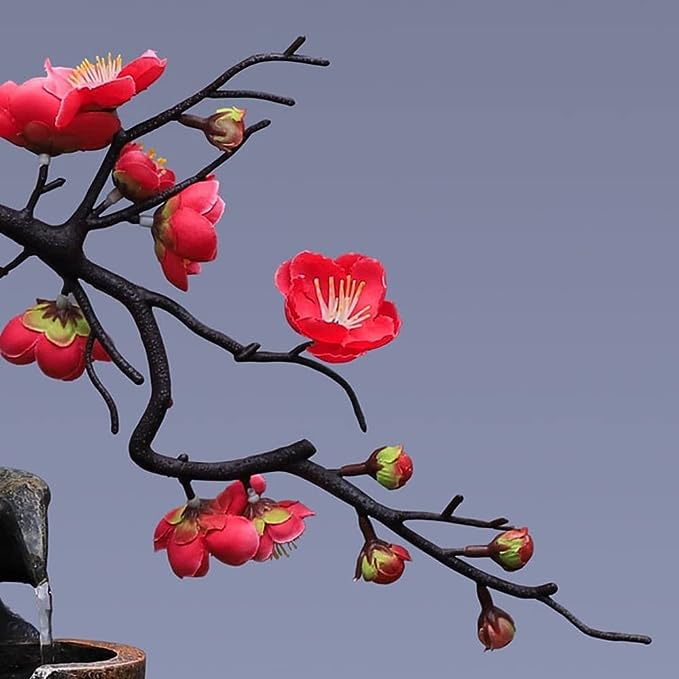 Vaso Zen Blossom con fontana - Decorazione bonsai rilassante