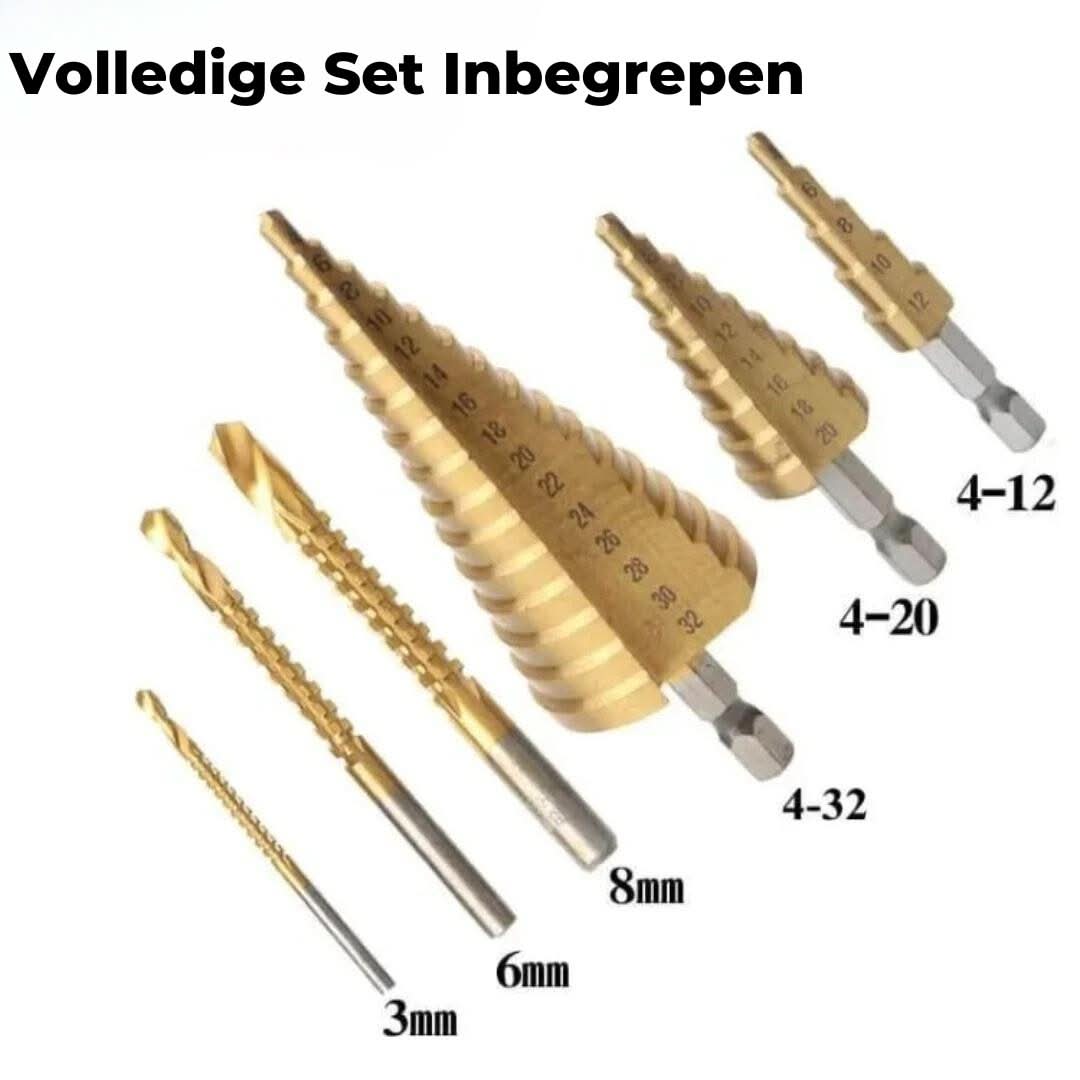 Drill Set | Titanium Coating (6 Pieces)