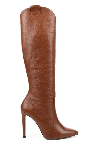 Timeless Ladies' Boots with Elegant Heel and Slim Silhouette