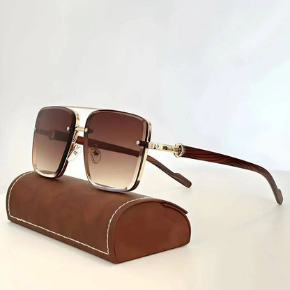 Occhiali da sole vintage in legno – eleganti e unici