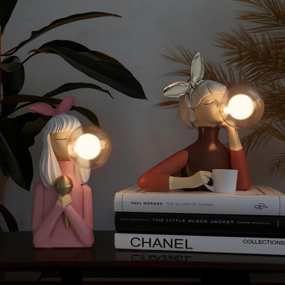 Lampada Chloé - Lampada giocosa per bambine, per interni creativi