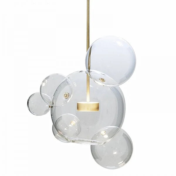 Lámpara colgante Luxe LED en forma de globo, diseño moderno