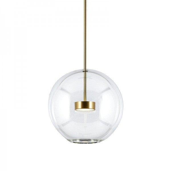 Lámpara colgante Luxe LED en forma de globo, diseño moderno