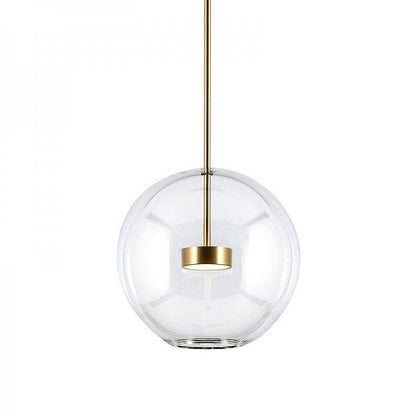 Lámpara colgante Luxe LED en forma de globo, diseño moderno