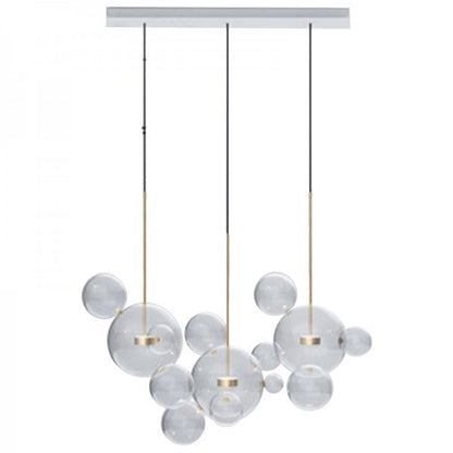 Lámpara colgante Luxe LED en forma de globo, diseño moderno