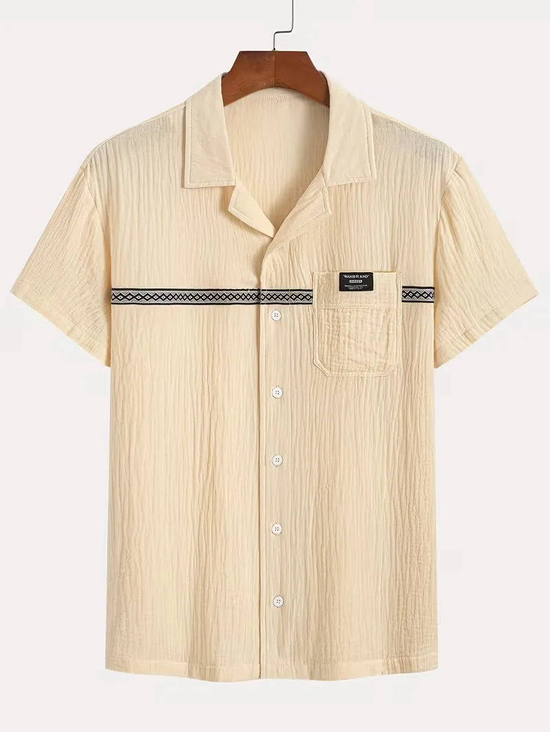 Men's Summer Clothing Set with Short Sleeves