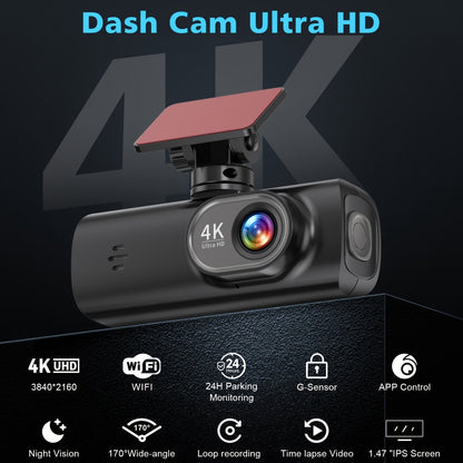 Dashcam 4K Ultra – Seguridad inteligente e imagen nítida en cada viaje