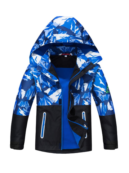 Waterproof Children's Jacket with Detachable Hood - Sammy