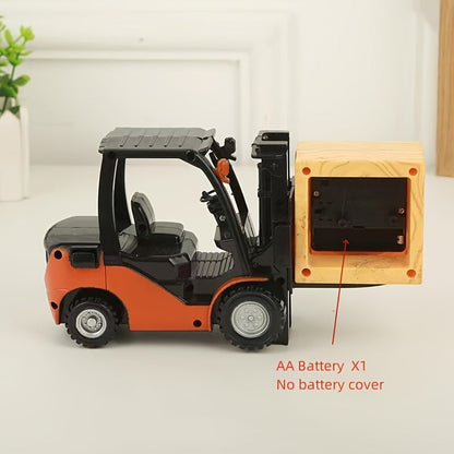 Retro Forklift Alarm Clock – Unique and Creative Design for Students and Room Decor