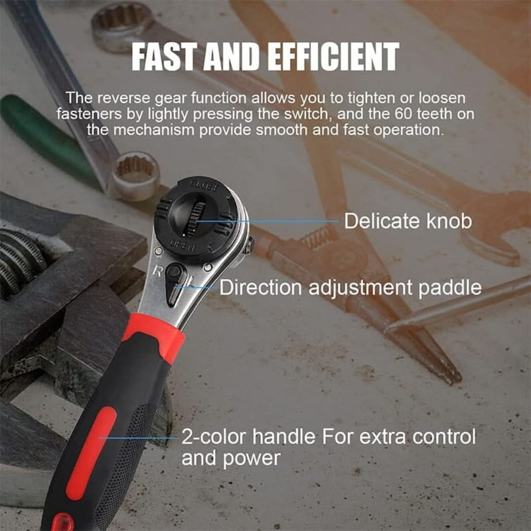 Adjustable Ratchet Wrench - Fits Everything