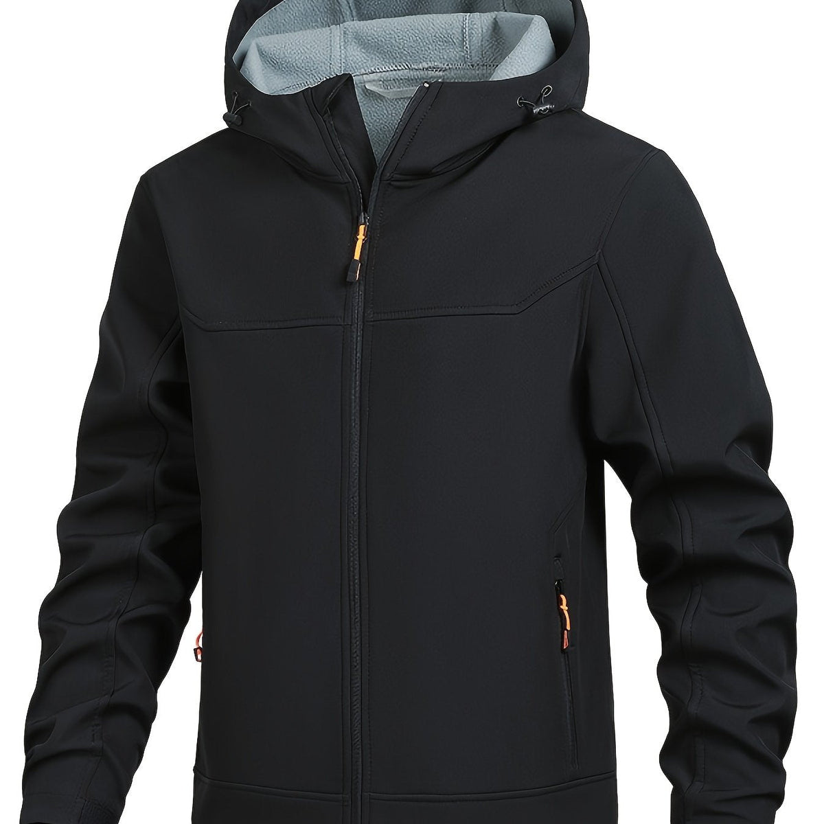Men's Outdoor Softshell Jacket with Hood – Quick-Drying and Windproof