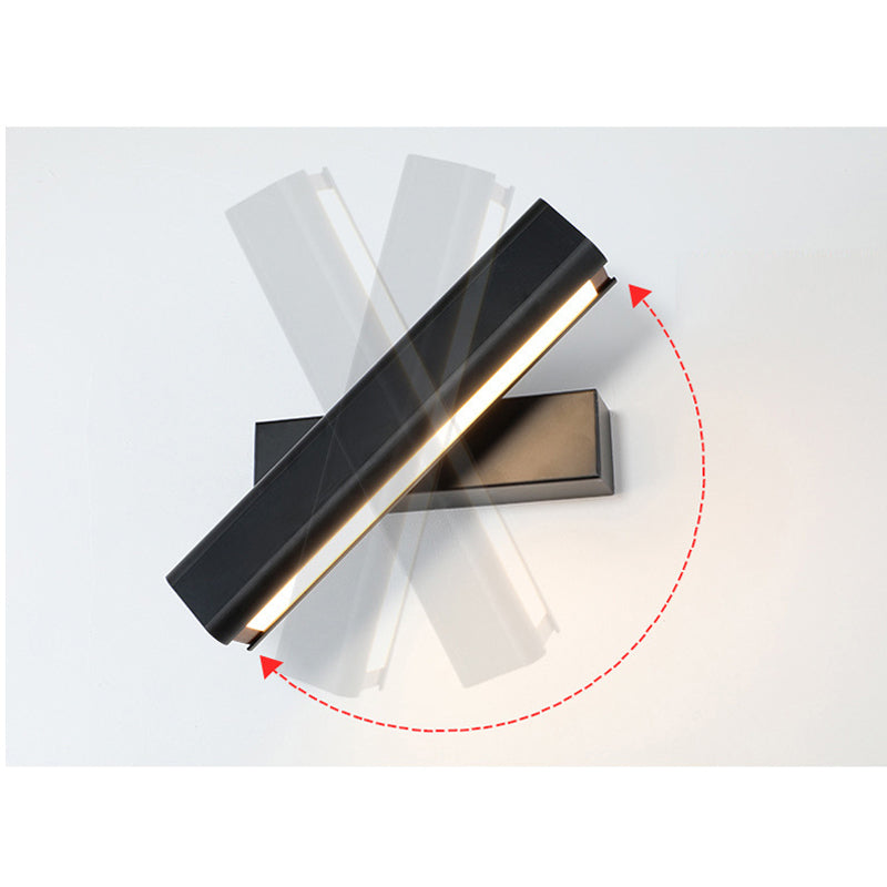 Modern LED Wall Lamp of Wood and Metal