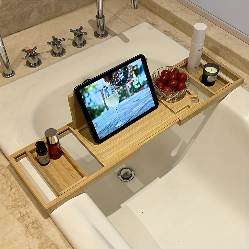 Vassoio da bagno in bambù - Per il massimo relax