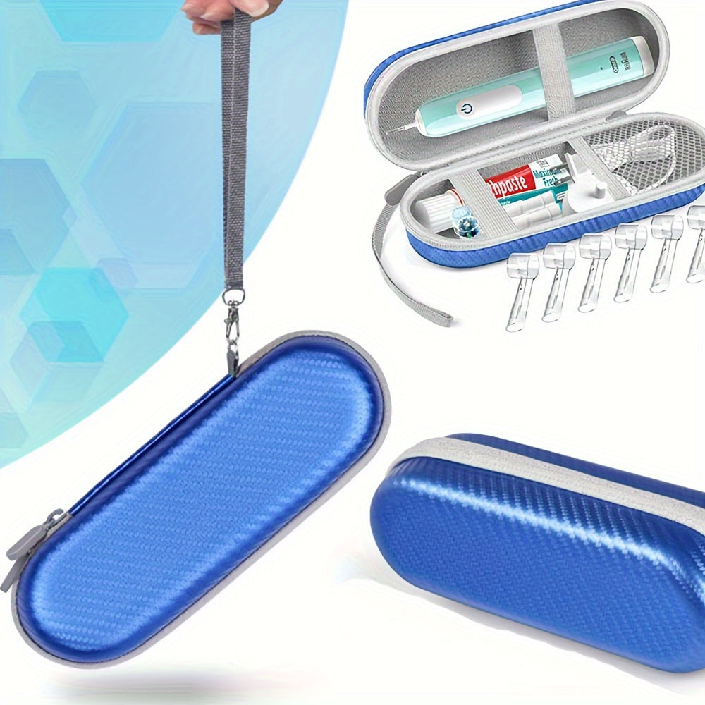 Estuche rígido de viaje para cepillo de dientes eléctrico - Solución de almacenamiento elegante y protectora para llevar