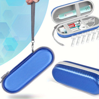 Estuche rígido de viaje para cepillo de dientes eléctrico - Solución de almacenamiento elegante y protectora para llevar