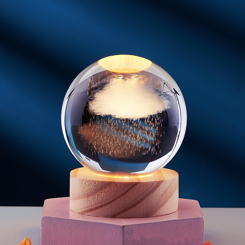 Lampada Notturna LED 3D Crystal Glow