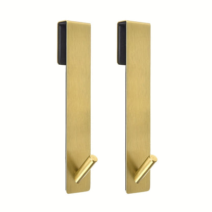 Modern Steel Glass Door Hooks Set – Stylish, Silent and Practical