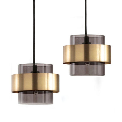 Scandinavian Round Glass Pendant Lamp – Modern and Elegant Design