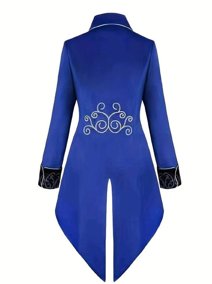 Gothic blazer Halloween medieval costume steampunk jacket for men - Manuelo