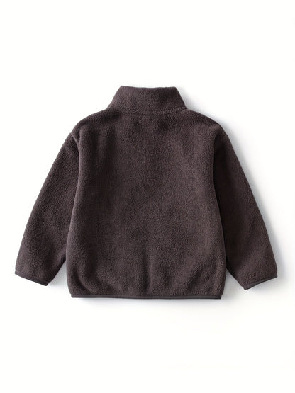 Polar fleece children's jacket in solid colour - Fenley