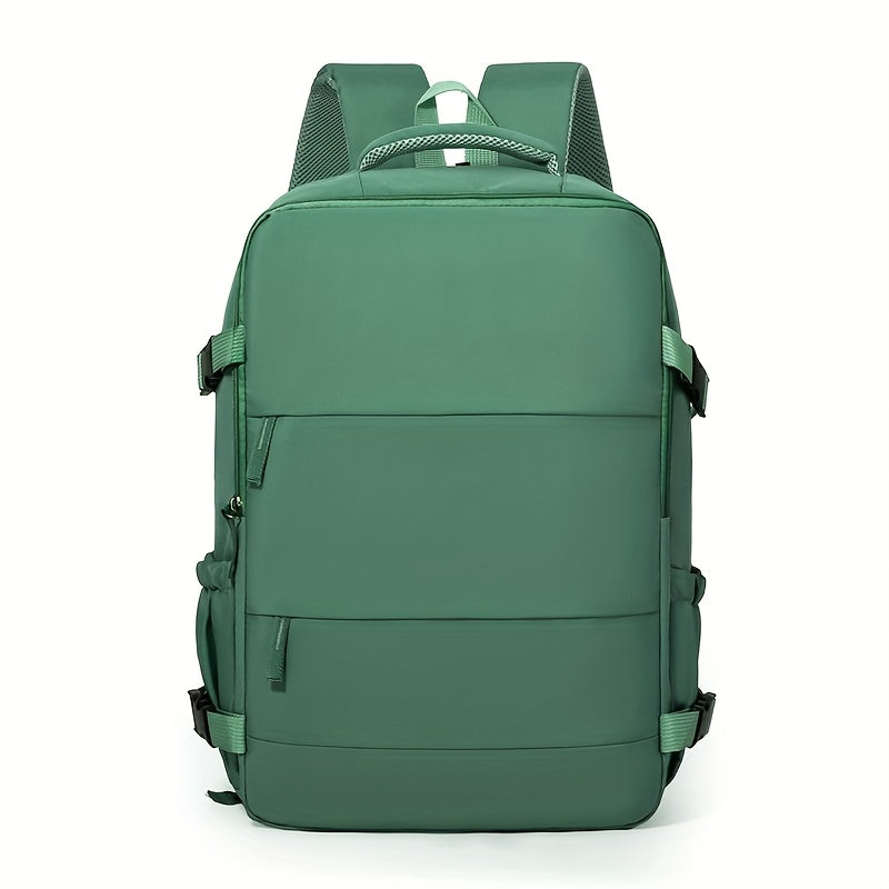 Mochila de viaje con apertura de 180° y compartimento para zapatos