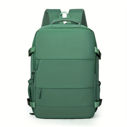 Mochila de viaje con apertura de 180° y compartimento para zapatos