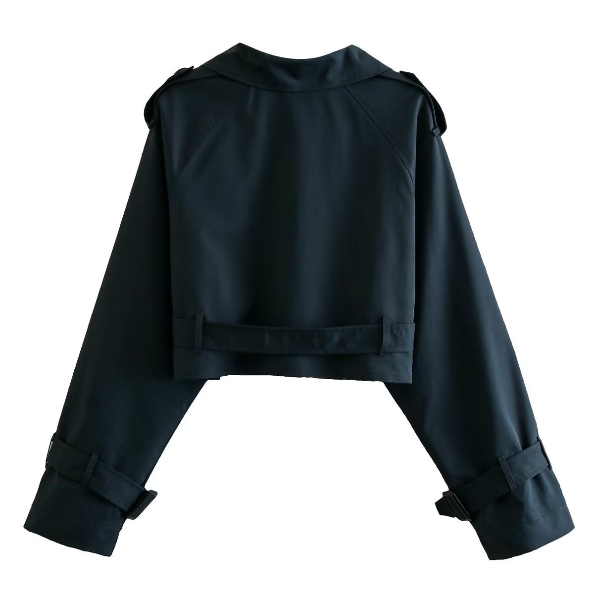Stylish Ladies Short Trench Coat for Casual Look