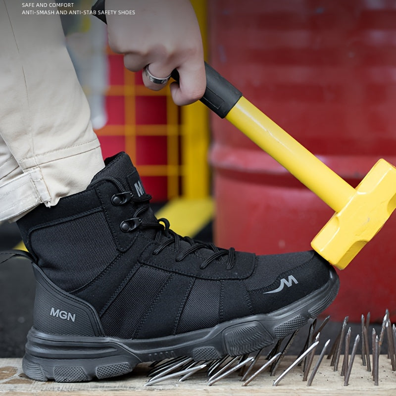 Men's Safety Shoes with Steel Toe – Puncture Resistant and Slip Resistant