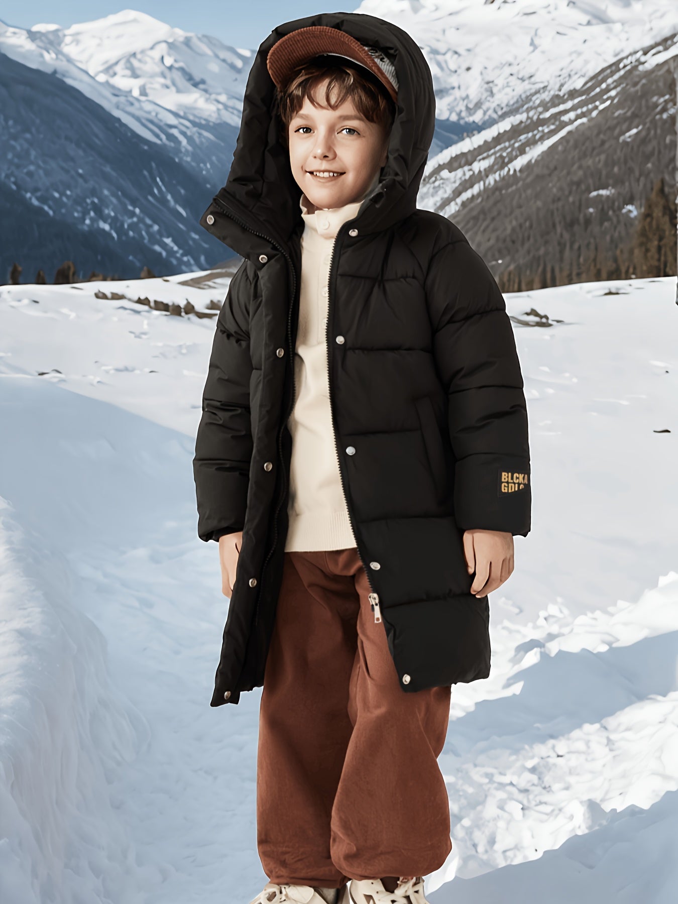 Boys & Girls Mid-Length Zip Jacket - Winter